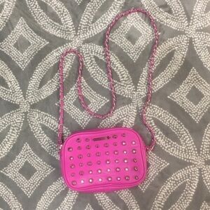 Rampage magenta studded ludlow crossbody
